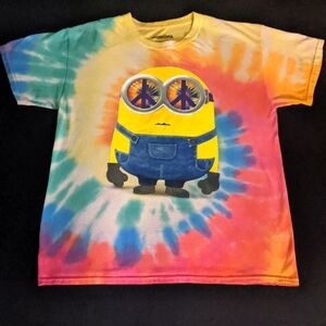 Minions tie dye tee